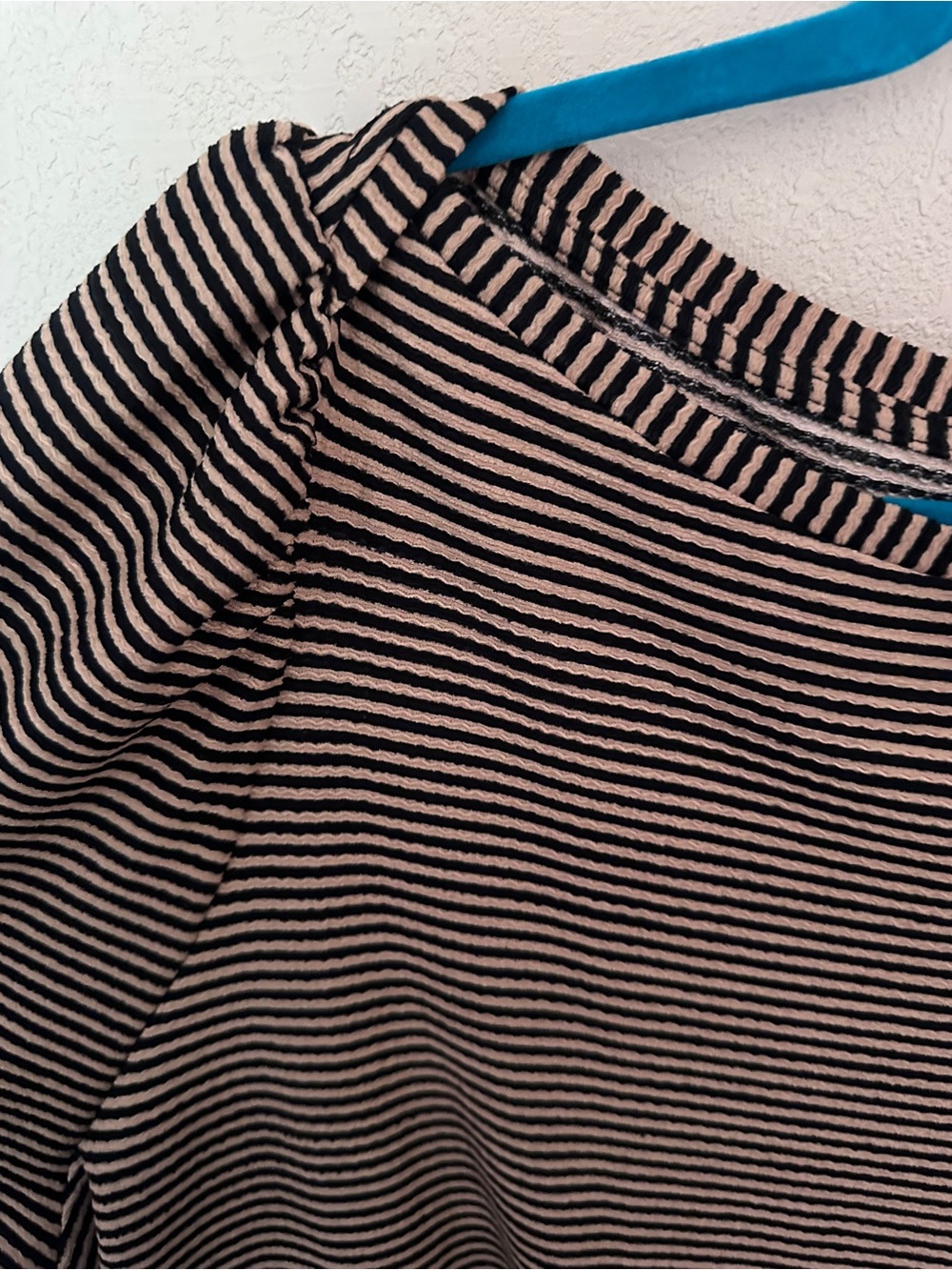 MANGO Striped Boatneck Top in Black and Cream - Picture 3 of 4